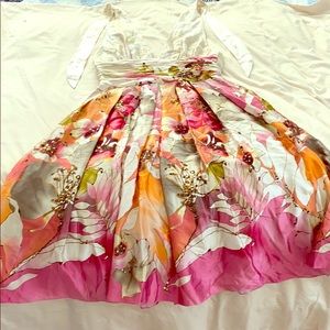 Multi color halter dress. Sexy!